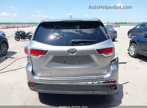 5TDDKRFH2GS248464 2016 TOYOTA HIGHLANDER Silver 