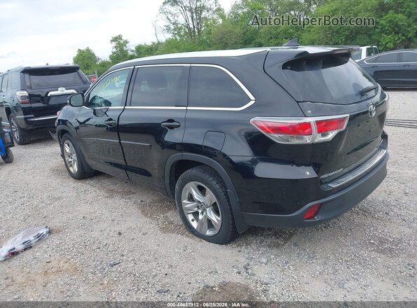 5TDDKRFH3GS333992 2016 TOYOTA HIGHLANDER Black Tył lewy