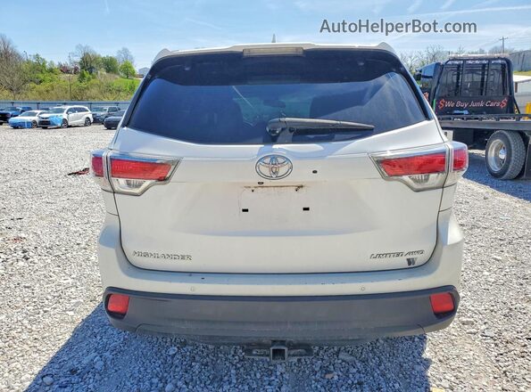5TDDKRFH5GS251293 2016 TOYOTA HIGHLANDER White Вид ззаду