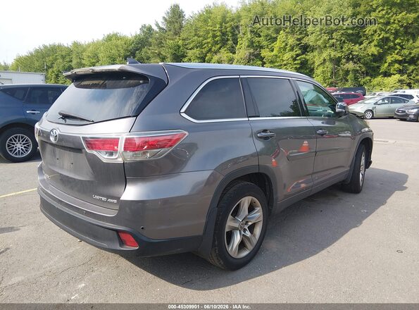 5TDDKRFH6GS273576 2016 TOYOTA HIGHLANDER Gray 