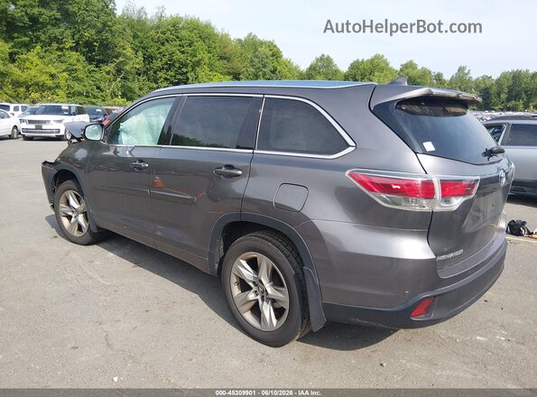 5TDDKRFH6GS273576 2016 TOYOTA HIGHLANDER Gray 