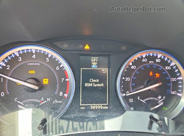 5TDDKRFH6GS279779 2016 TOYOTA HIGHLANDER Blue ხელსაწყოთა პანელის ხედი