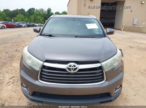 5TDDKRFHXGS248213 2016 TOYOTA HIGHLANDER Gray Вид щитка приладів