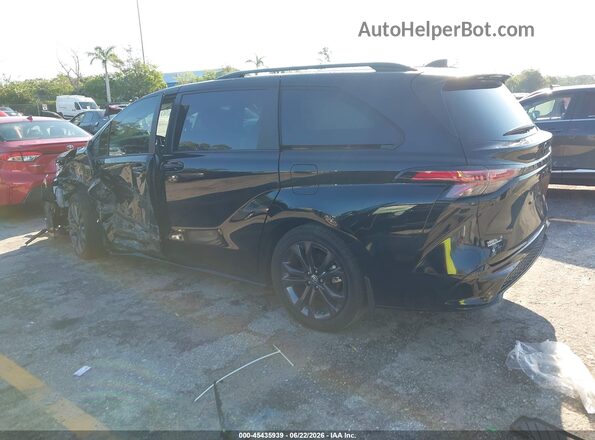 5TDDRKEC0SS289029 2025 TOYOTA SIENNA Black Задня ліва чверть