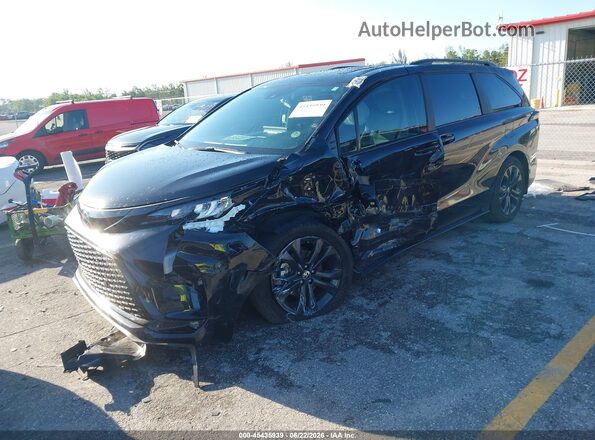 5TDDRKEC0SS289029 2025 TOYOTA SIENNA Black Передня ліва чверть