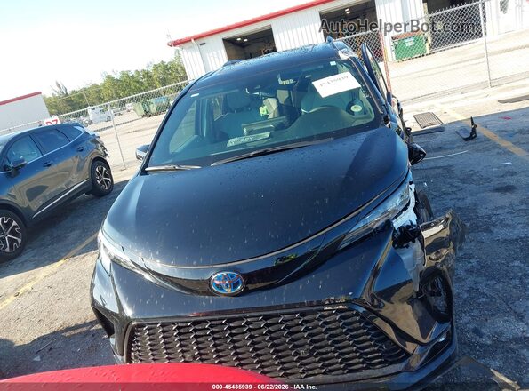 5TDDRKEC0SS289029 2025 TOYOTA SIENNA Black Вид щитка приладів