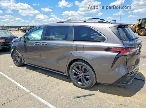 5TDDRKEC3NS117307 2022 TOYOTA SIENNA Gray Задня ліва чверть