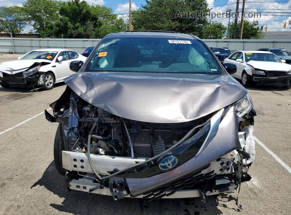 5TDDRKEC3NS117307 2022 TOYOTA SIENNA Gray Вид спереду