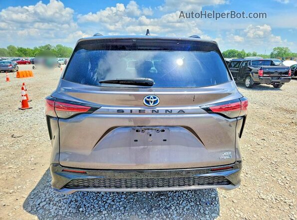 5TDDRKEC6MS051902 2021 TOYOTA SIENNA Gray Հետևի տեսք