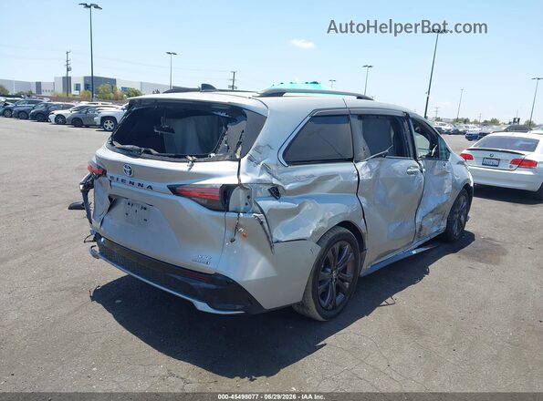 5TDDRKEC9MS039341 2021 TOYOTA SIENNA Silver Rear right