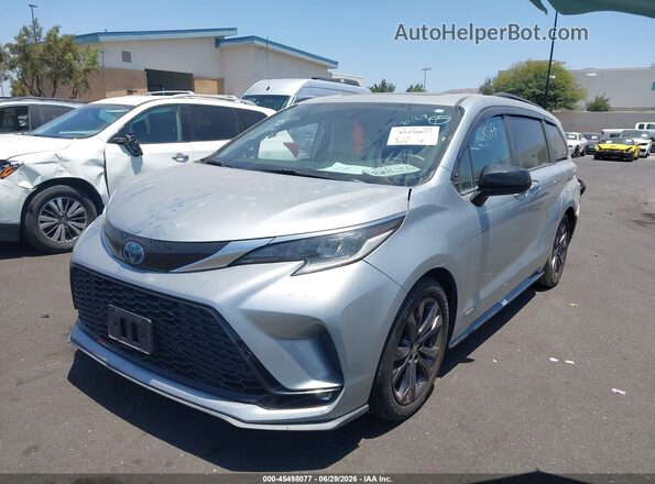 5TDDRKEC9MS039341 2021 TOYOTA SIENNA Silver Front left