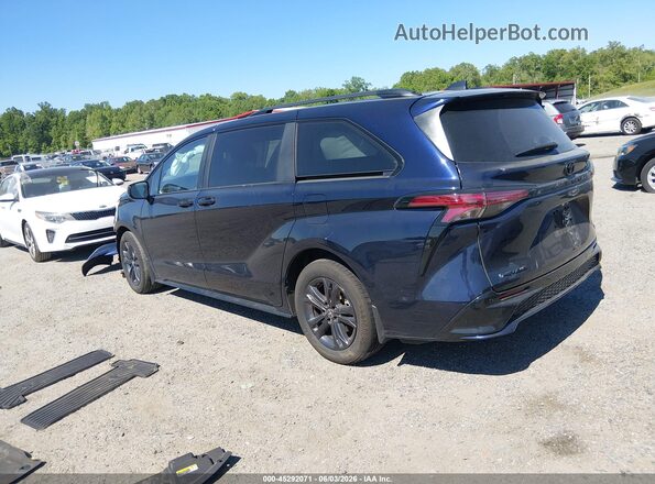 5TDDSKFC0SS167127 2025 TOYOTA SIENNA Blue Հետևի ձախ