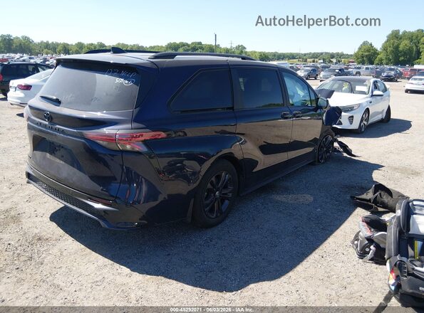 5TDDSKFC0SS167127 2025 TOYOTA SIENNA Blue Հետևի աջ