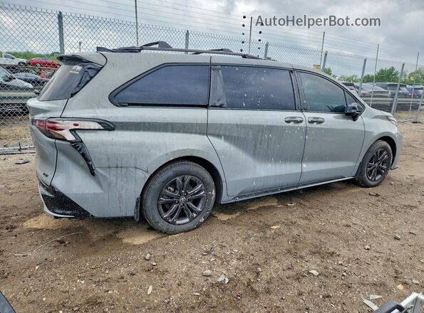 5TDDSKFC0SS171081 2025 TOYOTA SIENNA Gray Tył prawy