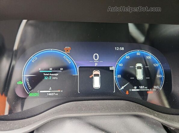 5TDDSKFC0SS171081 2025 TOYOTA SIENNA Gray Widok zestawu wskaźników