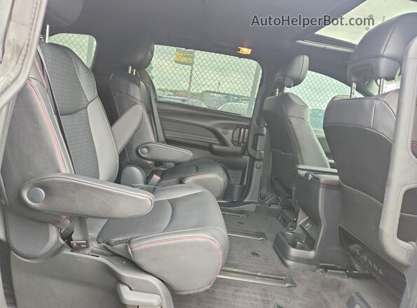 5TDDSKFC0SS171081 2025 TOYOTA SIENNA Gray Widok wnętrza z tyłu