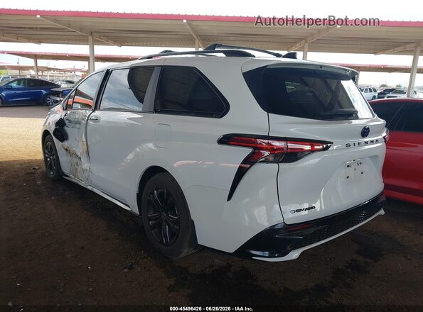 5TDDSKFC0SS180671 2025 TOYOTA SIENNA White უკანა მარცხენა