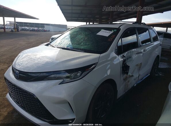 5TDDSKFC0SS180671 2025 TOYOTA SIENNA White წინა ხედი