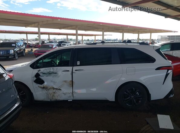5TDDSKFC0SS180671 2025 TOYOTA SIENNA White სალონის 360-გრადუსიანი ხედი
