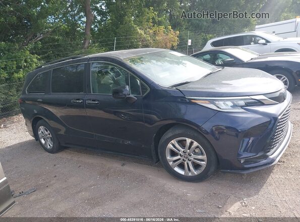 5TDDSKFC7PS097391 2023 TOYOTA SIENNA Dark Blue ხელსაწყოთა პანელის ხედი