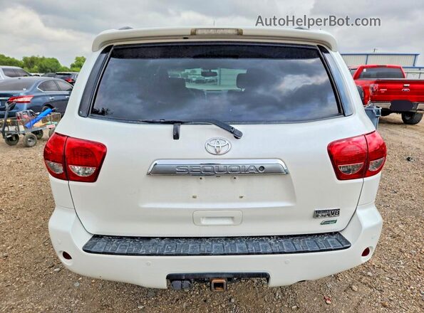 5TDDW5G10GS135255 2016 TOYOTA SEQUOIA White უკანა ხედი