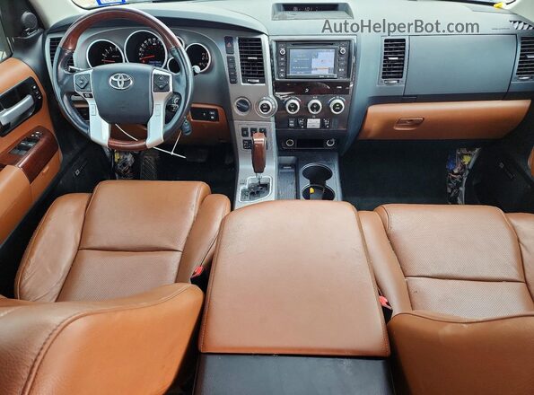 5TDDW5G10GS135255 2016 TOYOTA SEQUOIA White წინა პანელის ხედი
