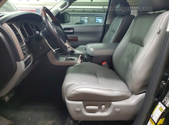 5TDDW5G11GS136379 2016 TOYOTA SEQUOIA Black Widok wnętrza z przodu