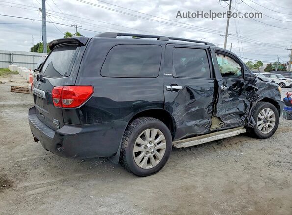5TDDW5G13GS145682 2016 TOYOTA SEQUOIA Black Հետևի աջ