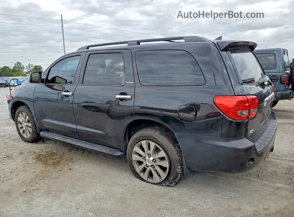 5TDDW5G13GS145682 2016 TOYOTA SEQUOIA Black Հետևի ձախ