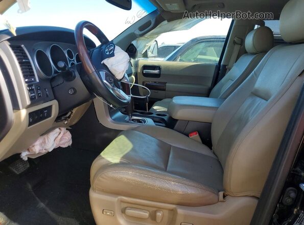 5TDDW5G15GS128236 2016 TOYOTA SEQUOIA Черный Вид салона спереди