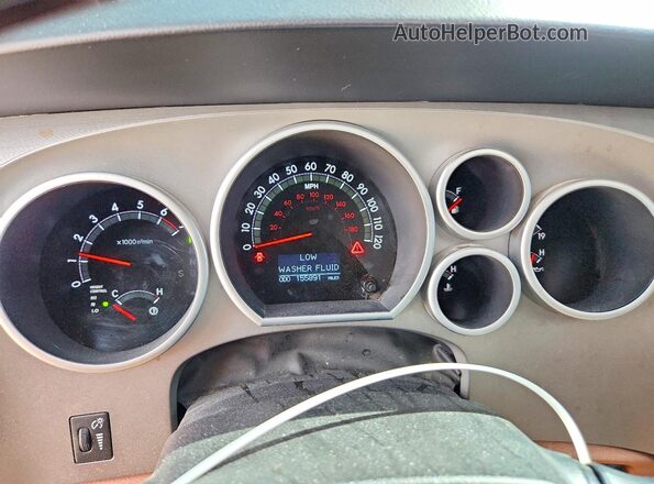 5TDDY5G15GS127856 2016 TOYOTA SEQUOIA White Widok zestawu wskaźników