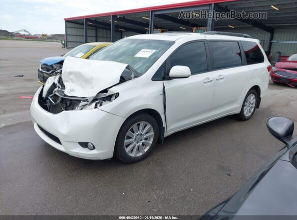 5TDDZ3DC0HS167643 2017 TOYOTA SIENNA Белый Передняя левая четверть