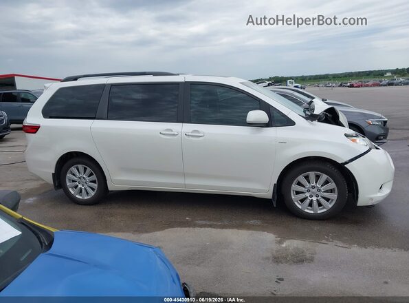 5TDDZ3DC0HS167643 2017 TOYOTA SIENNA Белый Вид задней части салона