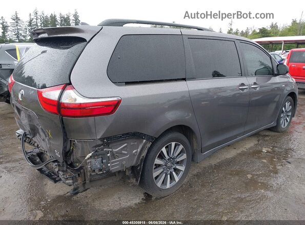 5TDDZ3DC0JS190992 2018 TOYOTA SIENNA Gray Rear right
