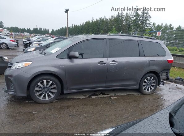 5TDDZ3DC0JS190992 2018 TOYOTA SIENNA Gray 