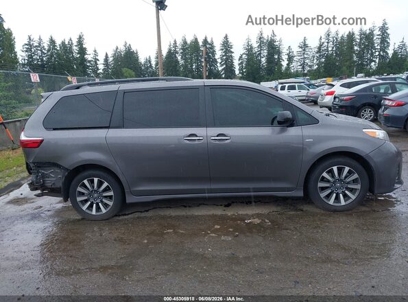 5TDDZ3DC0JS190992 2018 TOYOTA SIENNA Gray 360 interior view