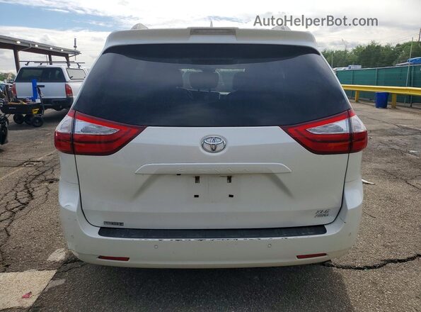 5TDDZ3DC0JS208603 2018 TOYOTA SIENNA White Vista trasera