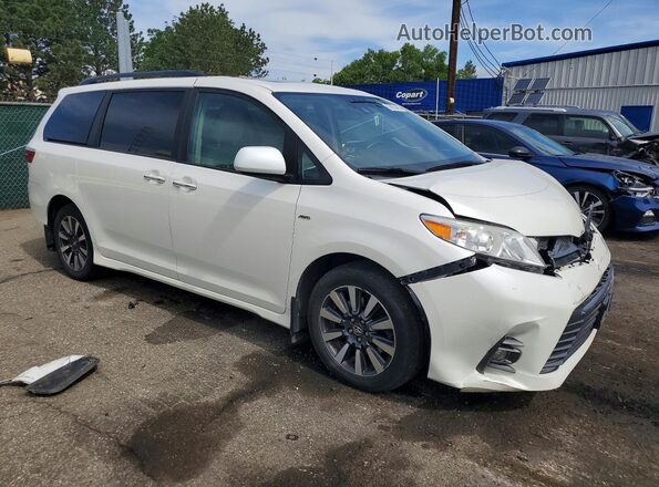 5TDDZ3DC0JS208603 2018 TOYOTA SIENNA White Delantero derecho