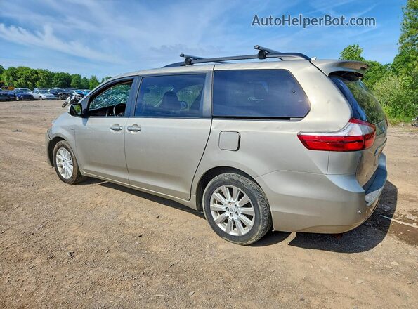 5TDDZ3DC1HS154108 2017 TOYOTA SIENNA Tan Հետևի ձախ