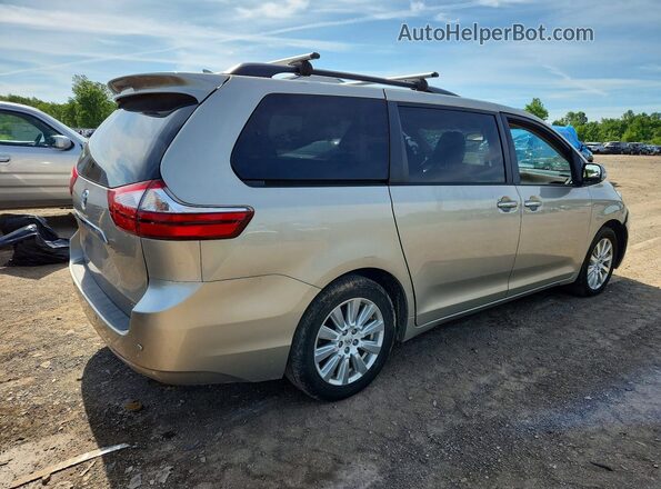 5TDDZ3DC1HS154108 2017 TOYOTA SIENNA Tan Հետևի աջ