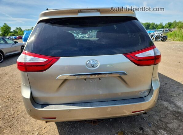 5TDDZ3DC1HS154108 2017 TOYOTA SIENNA Tan Հետևի տեսք