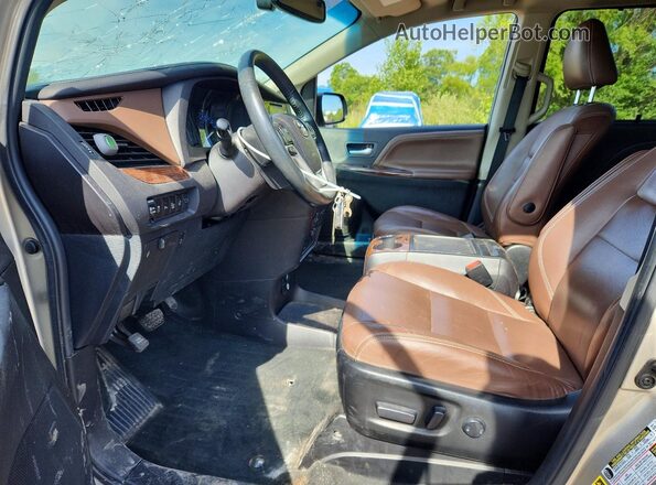 5TDDZ3DC1HS154108 2017 TOYOTA SIENNA Tan Սալոնի դիմացի տեսք