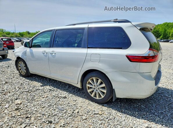 5TDDZ3DC2HS150827 2017 TOYOTA SIENNA White Հետևի ձախ