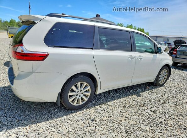 5TDDZ3DC2HS150827 2017 TOYOTA SIENNA White Հետևի աջ