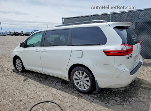 5TDDZ3DC2HS161164 2017 TOYOTA SIENNA White Задня ліва чверть