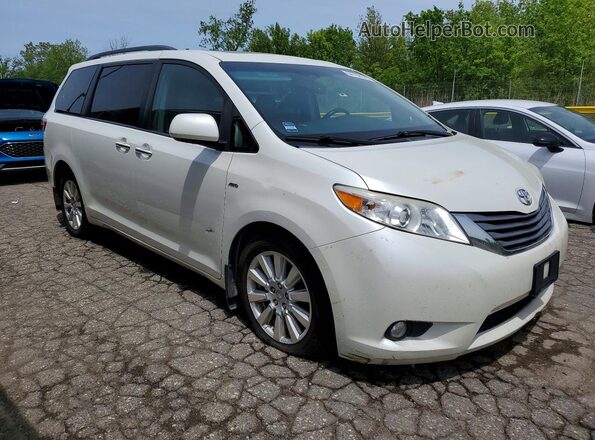 5TDDZ3DC2HS161164 2017 TOYOTA SIENNA White Передня права чверть