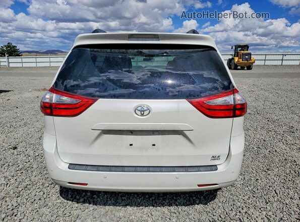 5TDDZ3DC2HS183102 2017 TOYOTA SIENNA White უკანა ხედი