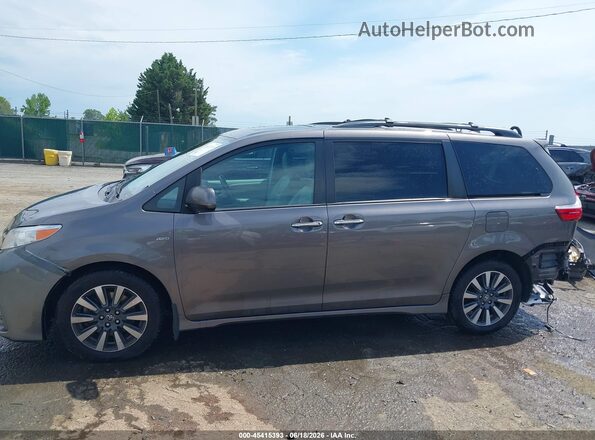 5TDDZ3DC3JS192056 2018 TOYOTA SIENNA Gray 