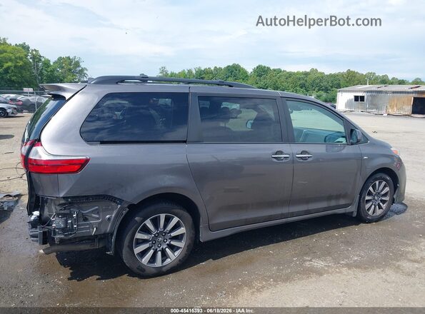 5TDDZ3DC3JS192056 2018 TOYOTA SIENNA Gray Widok wnętrza 360 stopni