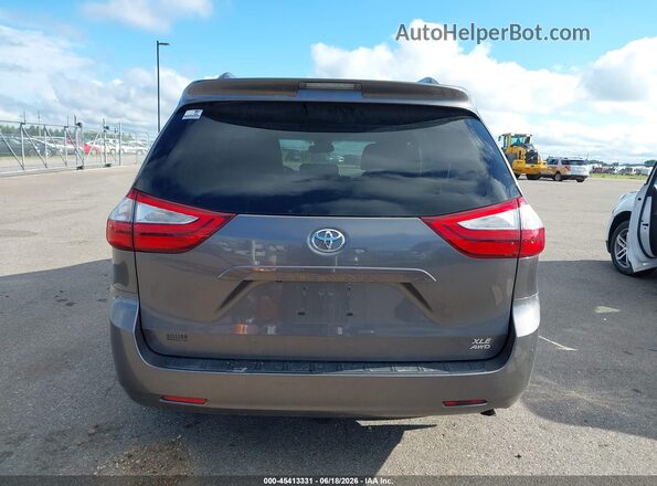 5TDDZ3DC4HS153129 2017 TOYOTA SIENNA Gray 